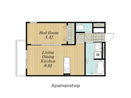 CITTA(1LDK/2階)の間取り写真