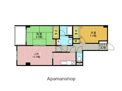 グランドメゾン浦和(2LDK/2階)の間取り写真