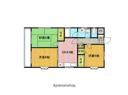 ビラ・グリート(3DK/2階)の間取り写真