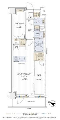 デュオステージ浦和岸町(2LDK/5階)の間取り写真