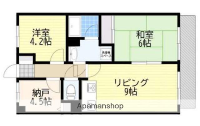 ライオンズマンション武蔵浦和(2SLDK/2階)の間取り写真