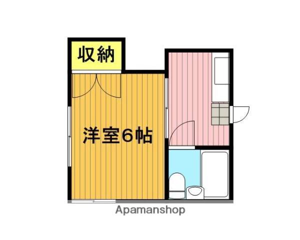 マルタハイツ(1K/3階)の間取り写真