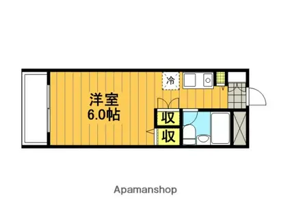 小松屋ビル(ワンルーム/5階)の間取り写真