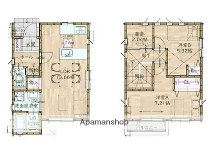 京浜東北・根岸線 北浦和駅 徒歩3分 2階建 築1年(2SLDK)の間取り写真