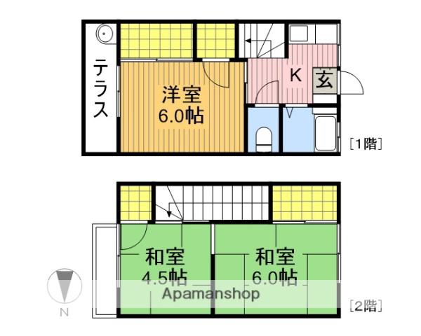 村野ハイツ(3K)の間取り写真