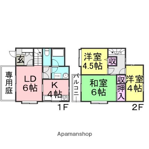ビューパレス泉台(3LDK)の間取り写真