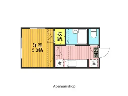 広和ハイツ(1K/2階)の間取り写真