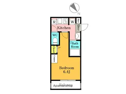 蕨市北町一丁目工事(1K/2階)の間取り写真
