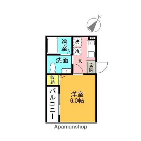 OOWADA EXECUTIVE DIRECTOR(1K/3階)の間取り写真