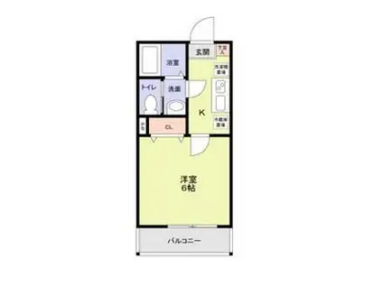レイズ日進(1K/2階)の間取り写真