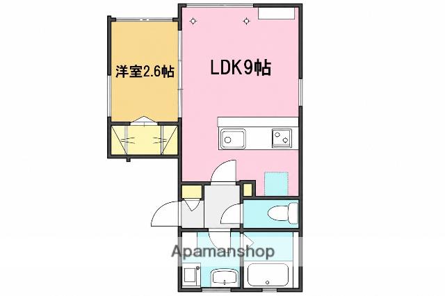 アヴニール 宮原(1LDK/2階)の間取り写真