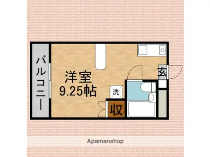 メゾンドコスモス(1K/3階)の間取り写真