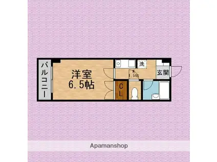 イソハイツ(1K/1階)の間取り写真