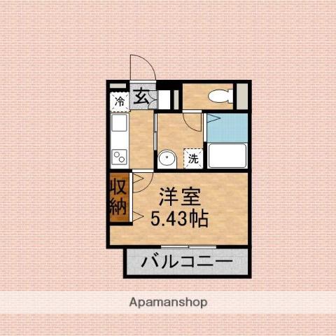 スフィーダみずほ台(1K/2階)の間取り写真