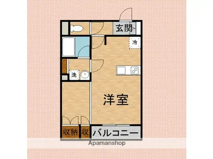 MY STYLE VINTAGE みずほ台(ワンルーム/3階)の間取り写真