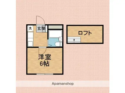 プラザ ド ジュール(1K/1階)の間取り写真