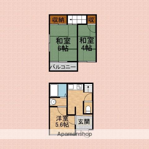 大井武蔵野エステート(3K/1階)の間取り写真