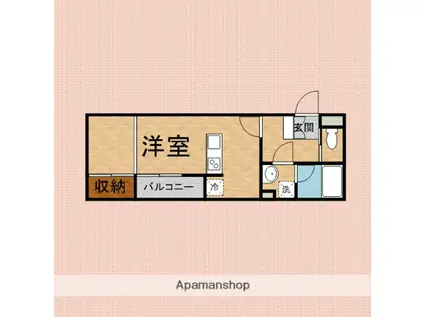 MY STYLE VINTAGE みずほ台(1DK/1階)の間取り写真