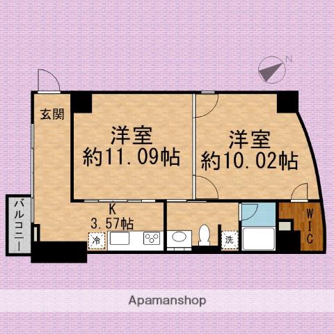 DIMENSION-5(2K/5階)の間取り写真