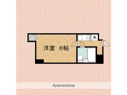 グランピア朝霞(1K/1階)の間取り写真