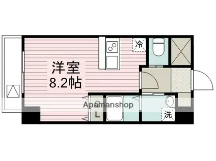 KONOMI ICHIBANKAN(ワンルーム/9階)の間取り写真