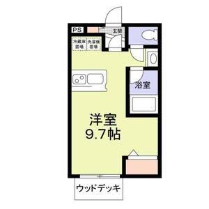 ボナチッタ3号棟(ワンルーム/1階)の間取り写真