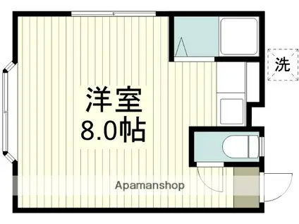 メゾン石山(ワンルーム/1階)の間取り写真