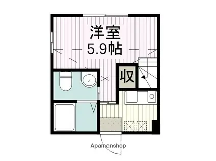 クレール霞(1K/1階)の間取り写真