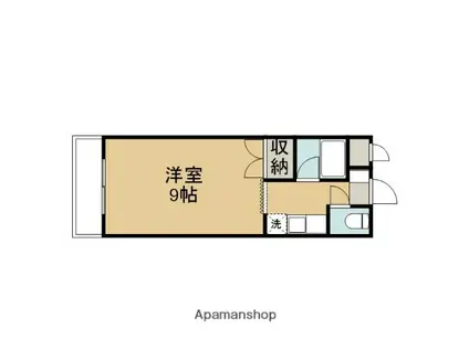 ルミネ松本(1K/3階)の間取り写真