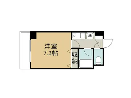 協和ビル(1K/3階)の間取り写真