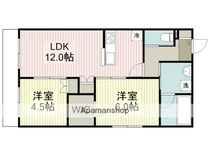 MARINE26(2LDK/2階)の間取り写真