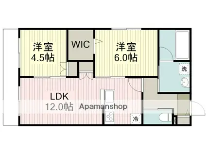 MARINE26(2LDK/2階)の間取り写真