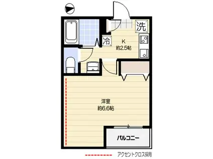 PRIMO AKATSUKA(1K/3階)の間取り写真