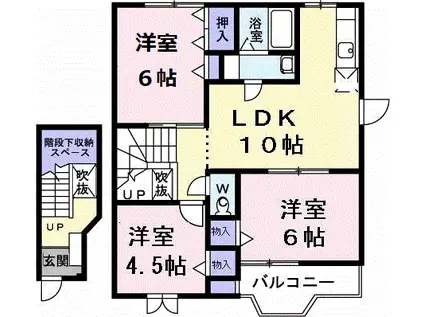 アネックスフローラ(3LDK/2階)の間取り写真