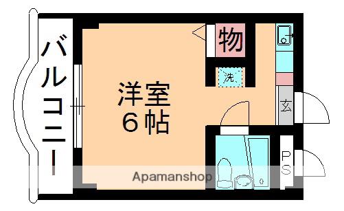 UHマンション(1K/3階)の間取り写真
