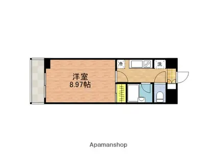 KENEDIX船橋(1K/6階)の間取り写真