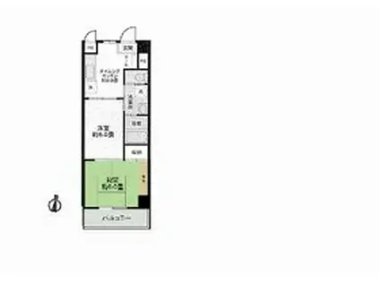 レジデンス船橋(2DK/7階)の間取り写真