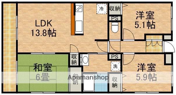 メゾン・エトワール(3LDK/3階)の間取り写真
