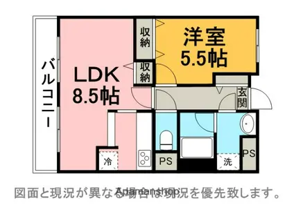 SATOMI-2番館(1LDK/4階)の間取り写真