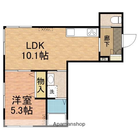 LEMINENCE(1LDK/1階)の間取り写真