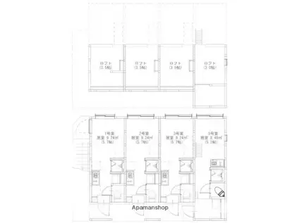MET小岩(ワンルーム/1階)の間取り写真