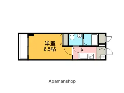 グレースコート(1K/4階)の間取り写真