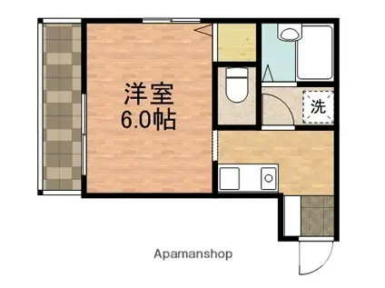 メゾン ド ソフィア(1K/2階)の間取り写真