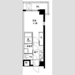 SーFORT西船橋LIBRE(1K/6階)の間取り写真