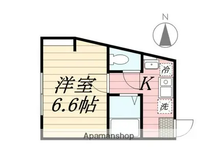 WYNN YAGIRI(1K/3階)の間取り写真