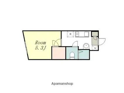 ハイツFK相模大野(1K/1階)の間取り写真