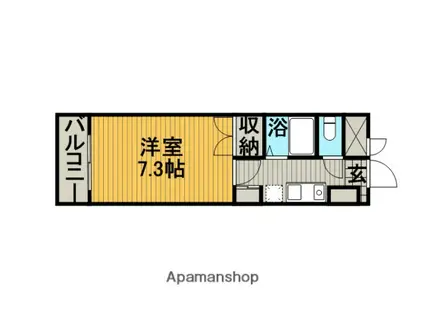 グレイスオオサワ(1K/3階)の間取り写真