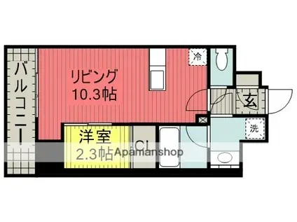 SYFORME MACHIDA(1LDK/3階)の間取り写真