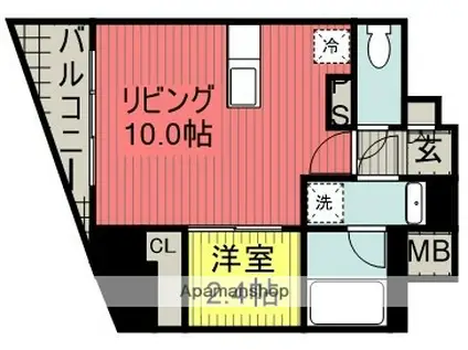 SYFORME MACHIDA(1LDK/7階)の間取り写真