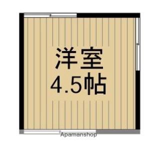 ちどり荘(ワンルーム/1階)の間取り写真